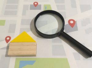 地図と家のイメージ